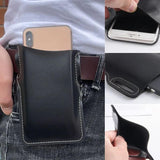 Waterproof PU Leather Waist Pack Multifunctional Bum Bag Pouch