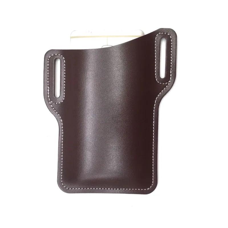 Waterproof PU Leather Waist Pack Multifunctional Bum Bag Pouch