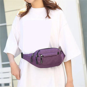 Waterproof Unisex Travel Fanny Pack Waist Bag Phone Pouch