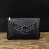 Men's Clutch Bag PU Leather Wallet Big Capacity