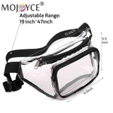 Clear PVC Crossbody Mini Bag Waterproof Hip Bum Bag for Outdoor Travel