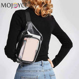 Clear PVC Crossbody Mini Bag Waterproof Hip Bum Bag for Outdoor Travel