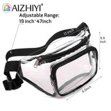 Clear PVC Crossbody Bag Mini Unisex Waterproof Phone Bag for Outdoor Travel