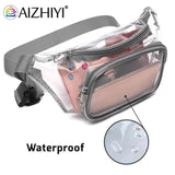 Clear PVC Crossbody Bag Mini Unisex Waterproof Phone Bag for Outdoor Travel