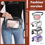 Clear PVC Crossbody Bag Mini Unisex Waterproof Phone Bag for Outdoor Travel