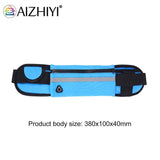 Sports Pocket Pouch Belt Reflective Water Bottle Holder Gym Waist Bag