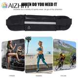 Sports Pocket Pouch Belt Reflective Water Bottle Holder Gym Waist Bag