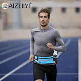 Sports Pocket Pouch Belt Reflective Water Bottle Holder Gym Waist Bag