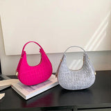 Versatile Felt Cloth Shoulder Bag for Women