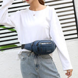 Waterproof Fanny Pack for Men Women Waist Bag Hip Belt Crossbody Handbag