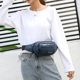 Waterproof Waist Bag Outdoor Waist Bum Running Jogging Belt Pouch Zip Fanny Pack
