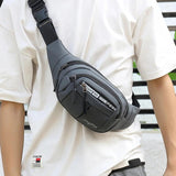 Waterproof Waist Bag Outdoor Waist Bum Running Jogging Belt Pouch Zip Fanny Pack