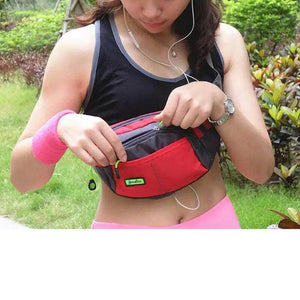 Unisex Canvas Fanny Pack Waist Hip Belt Bag Handbag Purse Travel Bag