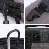 Men's Waist Pack Travel Purse Waterproof Belt Zipper Tactical Bag