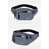 Men's Waterproof Waist Bum Bag Running Belt Pouch Zip Fanny Pack