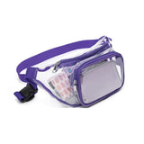Clear Fanny Pack Waterproof Waist Bag Stadium Approved Crossbody Bags
