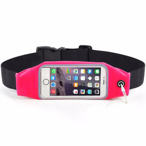Outdoor Running Waist Bag Phone Touch Screen Pocket Adjustable Sport Belt Bag