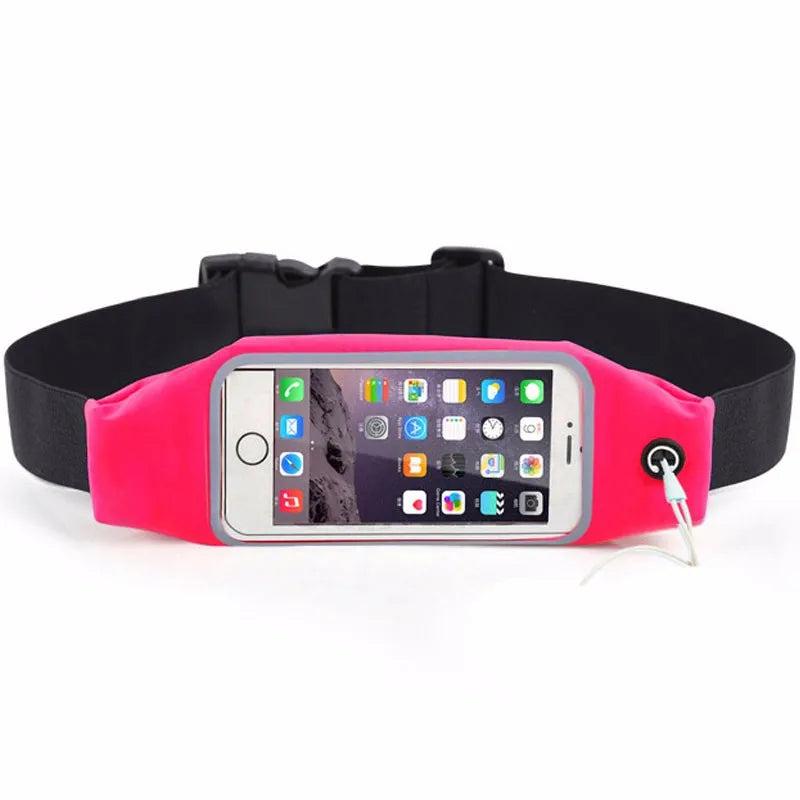 Outdoor Running Waist Bag Phone Touch Screen Pocket Adjustable Sport Belt Bag