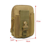 Men's Waterproof Waist Pack Travel Purse Zipper Tactical Bag