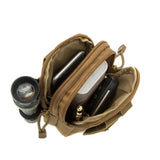 Men's Waterproof Waist Pack Travel Purse Zipper Tactical Bag