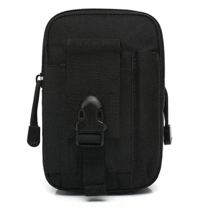 Men's Waterproof Waist Pack Travel Purse Zipper Tactical Bag