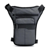 Men Nylon Motorcycle Hip Belt Waist Fanny Pack Riding Travel Shoulder Messenger