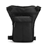 Men Nylon Motorcycle Hip Belt Waist Fanny Pack Riding Travel Shoulder Messenger