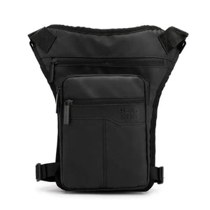 Men Nylon Motorcycle Hip Belt Waist Fanny Pack Riding Travel Shoulder Messenger