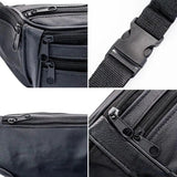 Men's Waist Pack Travel Purse Waterproof Belt Zipper Fanny Multifunction Phone P