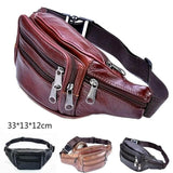 Men's Waist Pack Travel Purse Waterproof Belt Zipper Fanny Multifunction Phone P