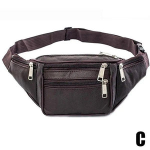 Men's Waist Pack Travel Purse Waterproof Belt Zipper Fanny Multifunction Phone P
