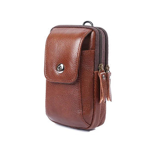 Men's Portable Pocket Stall Mobile Phone Bag for Belt Wear