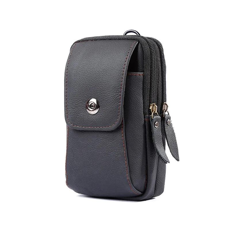 Men's Portable Pocket Stall Mobile Phone Bag for Belt Wear