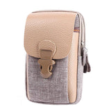 Men's 3-Layer Vertical Waist Bag