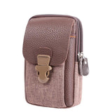 Men's 3-Layer Vertical Waist Bag