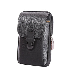Men's 3-Layer Vertical Waist Bag