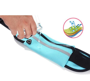 Waterproof Waist Bag Men's Sports Running Waist Bag Ladies Mobile Phone Holder B