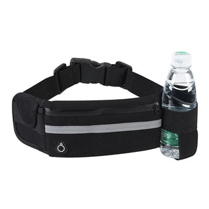 Waterproof Waist Bag Men's Sports Running Waist Bag Ladies Mobile Phone Holder B