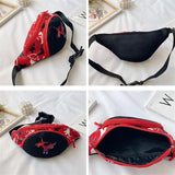 Cartoon Dinosaur Kid Waist Bag Fanny Chest Bag