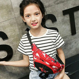 Cartoon Dinosaur Kid Waist Bag Fanny Chest Bag