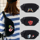 Unisex Waist Bag Student Chest Messenger Fanny Pack