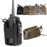 Tactical Military Radio Magazine Pouch Molle Holder Bag
