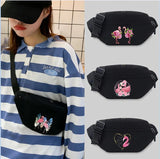 Flamingo Pattern Waist Bag Unisex Bum Bag Lightweight Sports Chest Bag