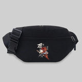Samurai Pattern Canvas Bum Bag