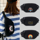 Pattern Print Waist Bag Unisex Bum bags Lightweight Leisure Sports Chest Bag