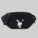 Pink Flower Bum Bag with Name Pattern