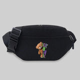 Unisex Casual Bear Series Waist Bag Messenger Chest Bag Sports Bum bag