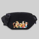 Unisex Cartoon Waist Bag Messenger Chest Bag Sports Bum Bag