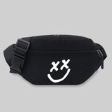 Pattern Waist Bag Chest Bag Unisex Student Printing Leisure Sports Fanny Pack