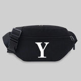Unisex Waist Bag Student Name Pattern Lightweight Chest Bag